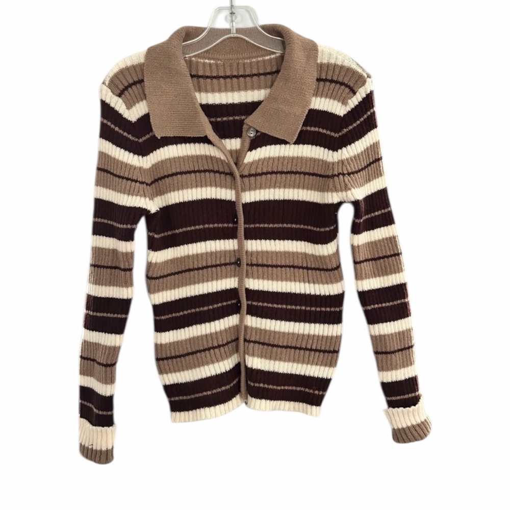 Women’s Full Button V Neck Cardigan -
Size XL - New W/O Tags - Pit To Pit 16
